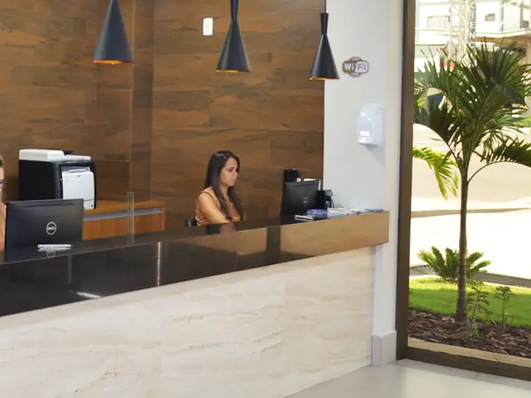 Recepção e entrada