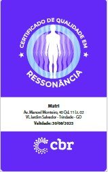 Selo de Qualidade em Ressonância — CBR